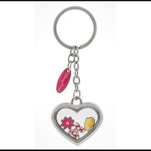Disney Minnie Heart Charm KeyChain
